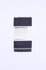 Dishcloth, Textile No. 9 - Zigzag Indigo