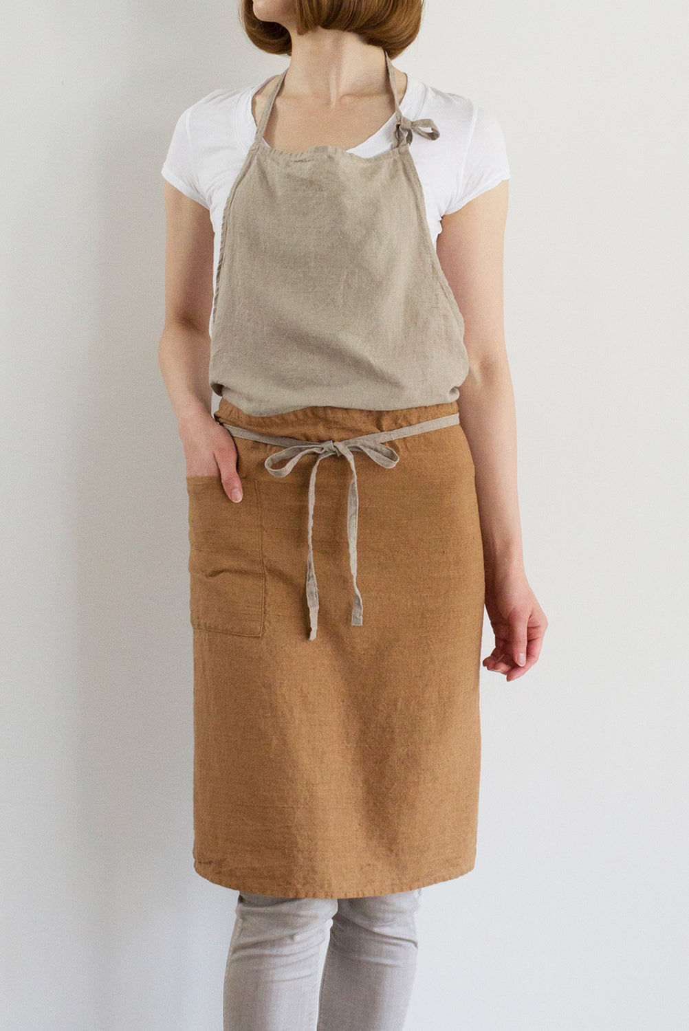 Carina Apron Ochre