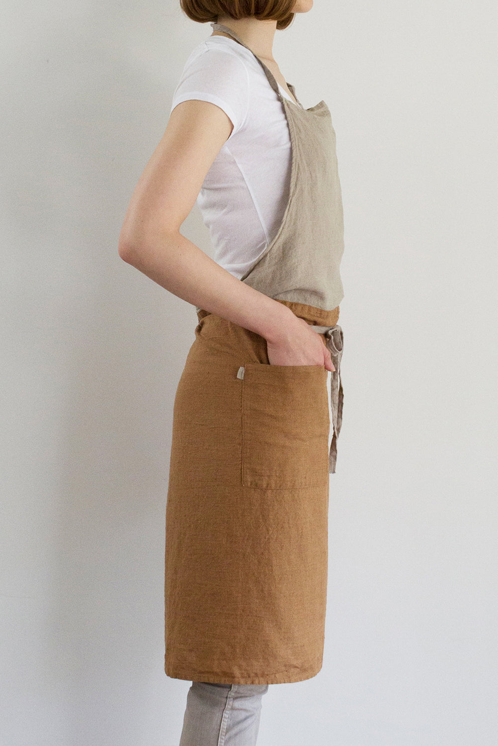 Carina Apron Ochre