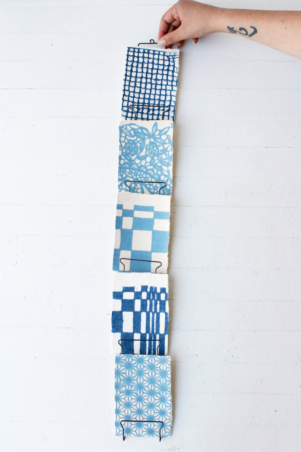 Metal Wire Postcard Rack 5 Layer