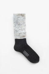 Mohair Pile Socks, Grey