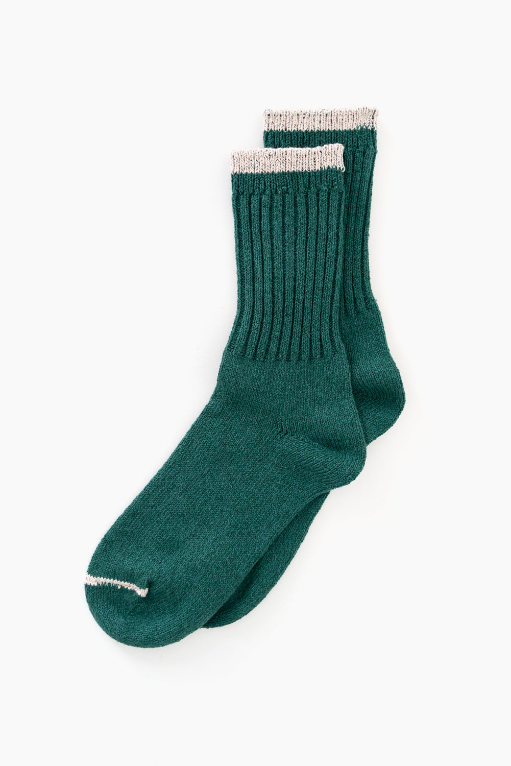 Silk Cotton Socks Green