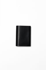 Pressed Cotton Card & Coin Wallet, Black