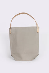 Tembea Baguette Tote with Logo, Grey