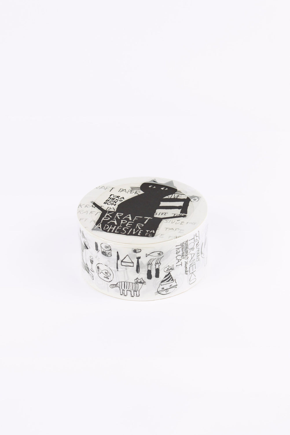Wide Adhesive Tape with Cats