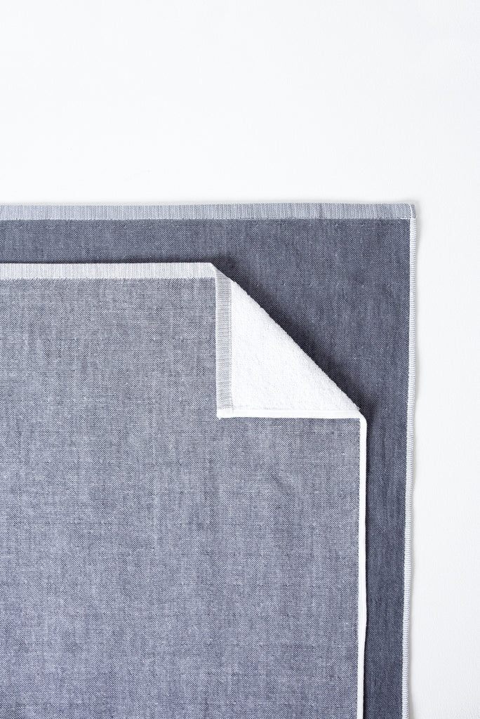Two Tone Chambray Towel