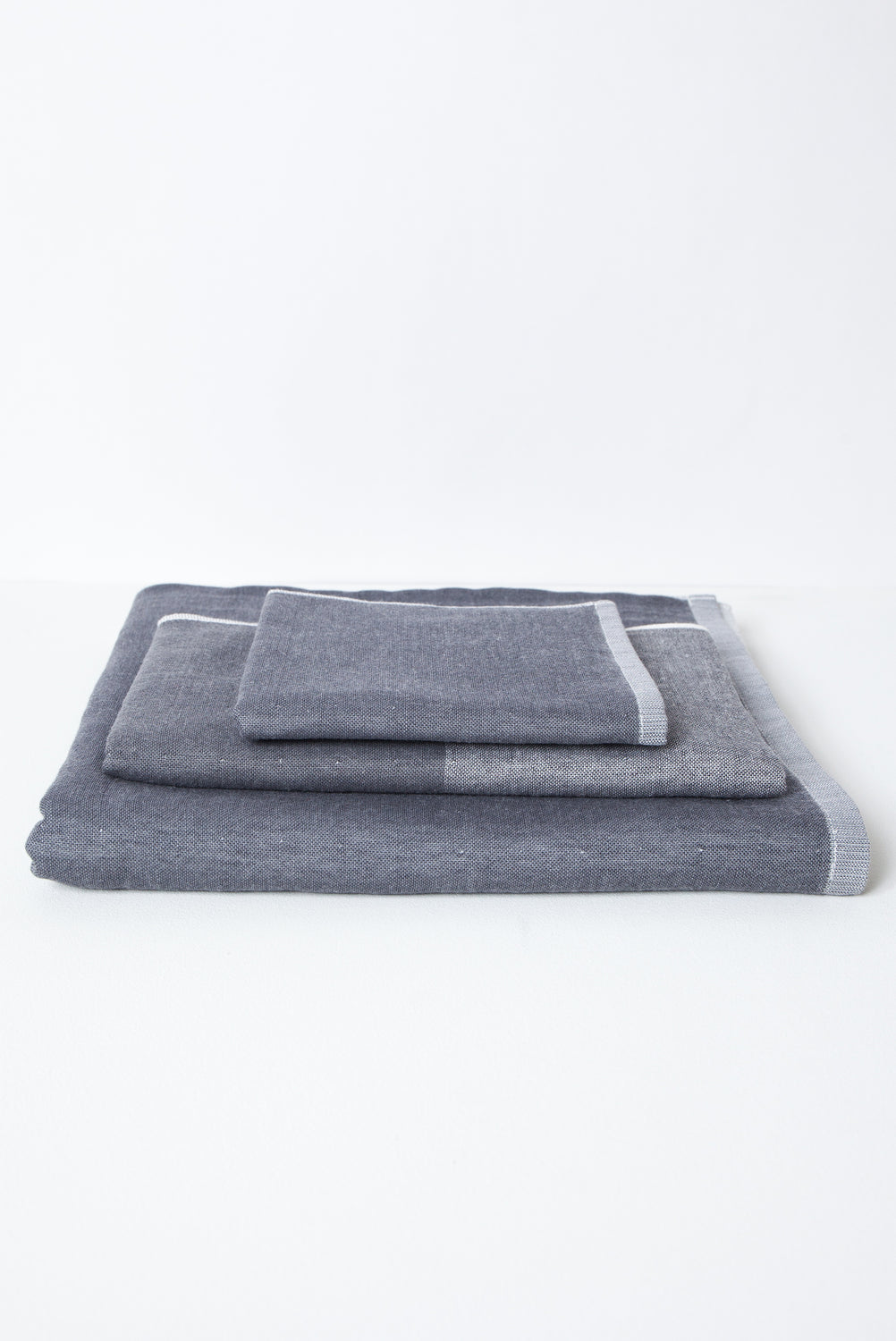 Two Tone Chambray Towel
