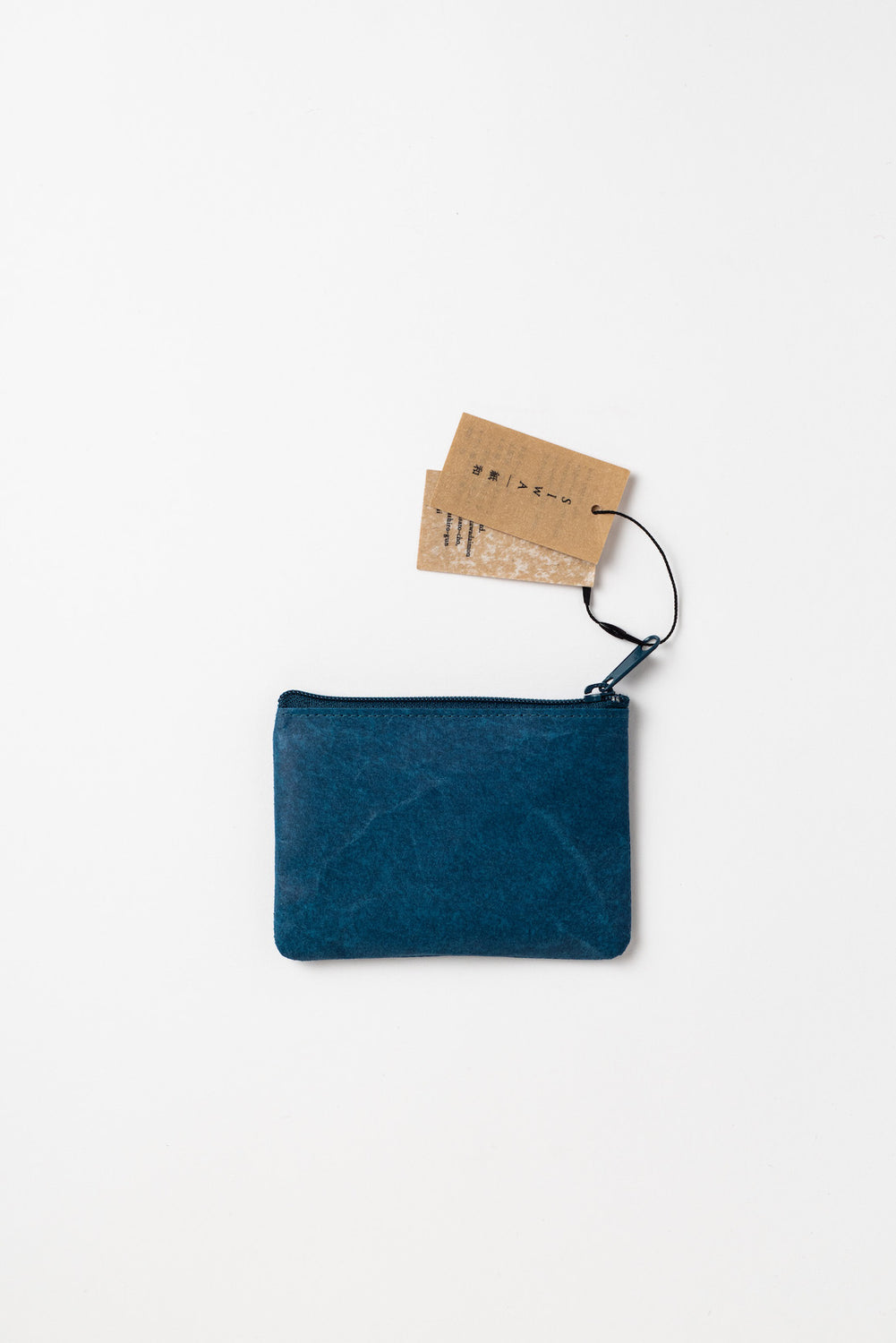Wide Coin Case, Blue