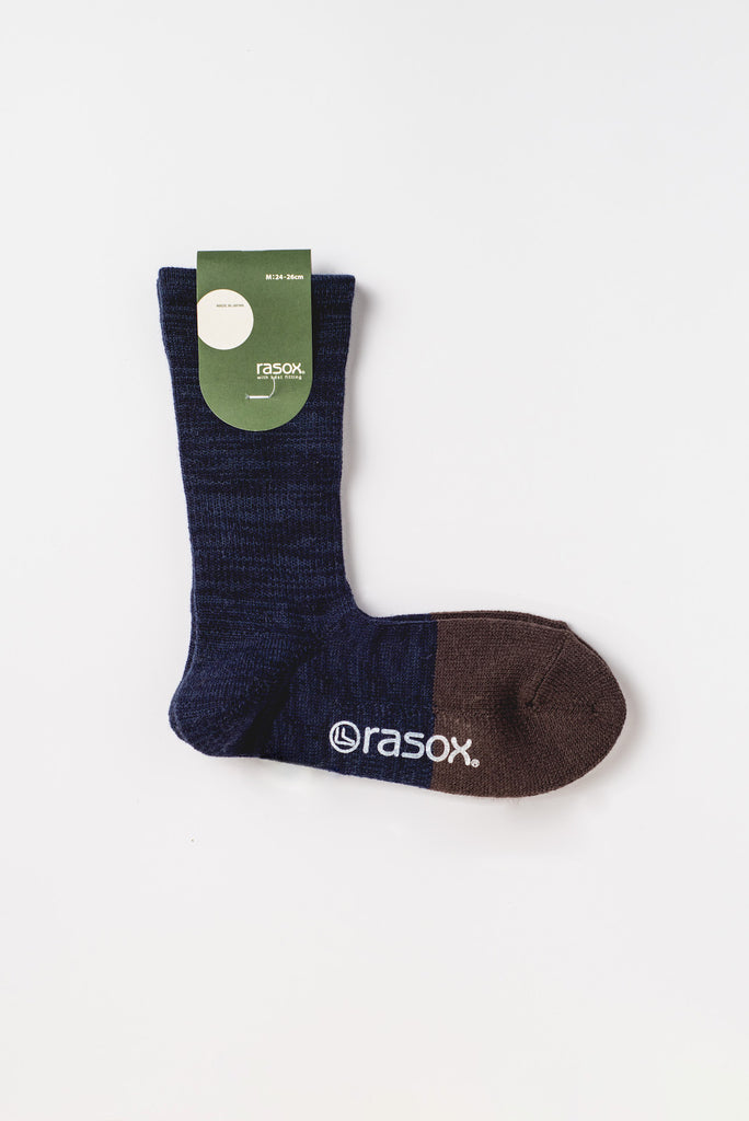 Warm Server Socks Navy Size Large Only