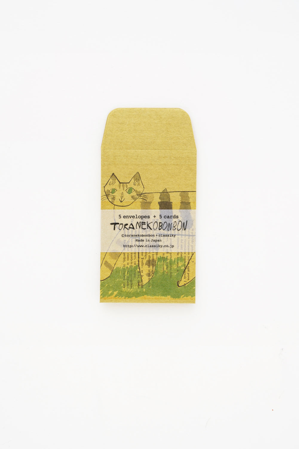 Mini Envelope and Card Set, Cats