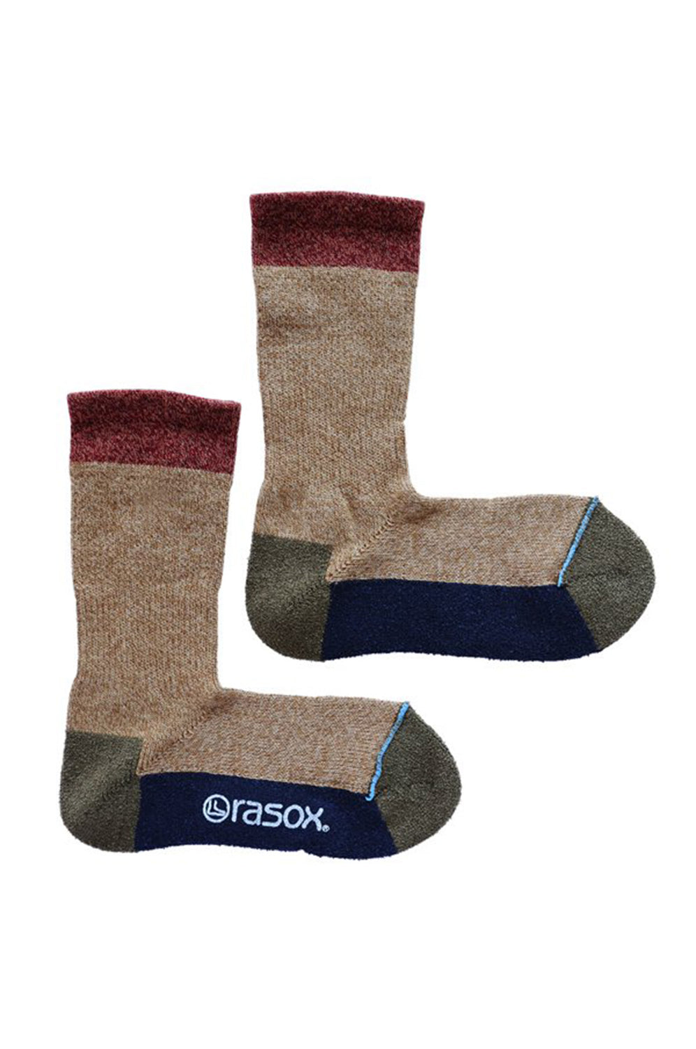 Crew Sports Socks Brown Heather
