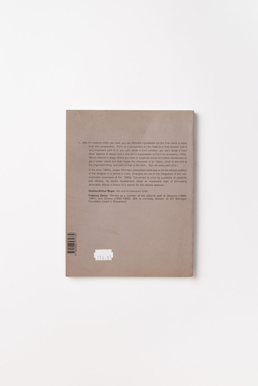 Morrison: Jasper Morrison