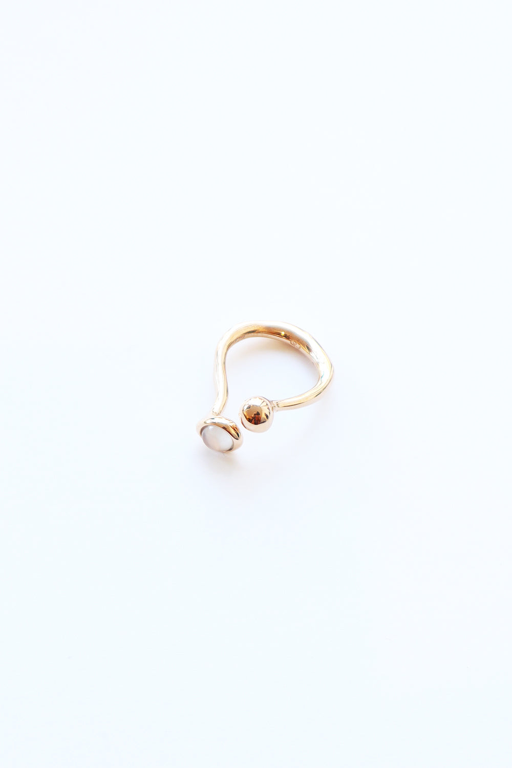 Pistilli Bronze Ring with Moonstone