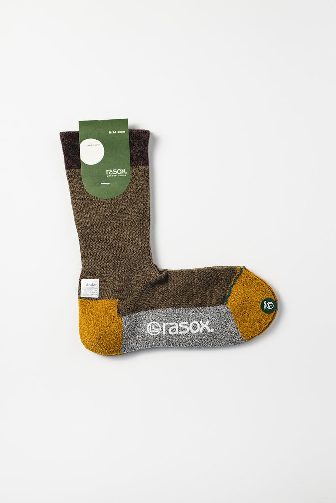 Crew Sports Socks Moss Green