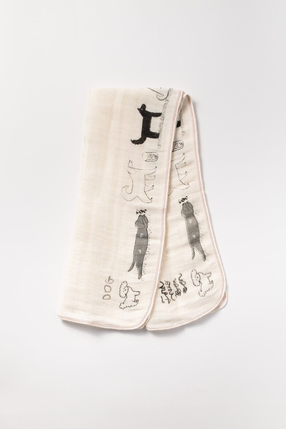 Toraneko Bonbon Linen Gauze Towel, Dog