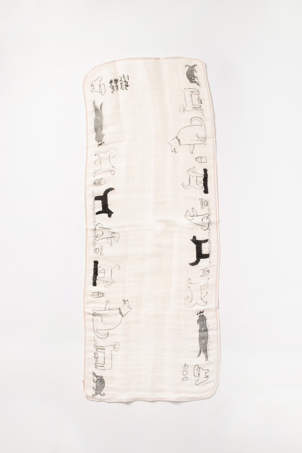 Toraneko Bonbon Linen Gauze Towel, Dog