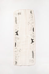 Toraneko Bonbon Linen Gauze Towel, Dog