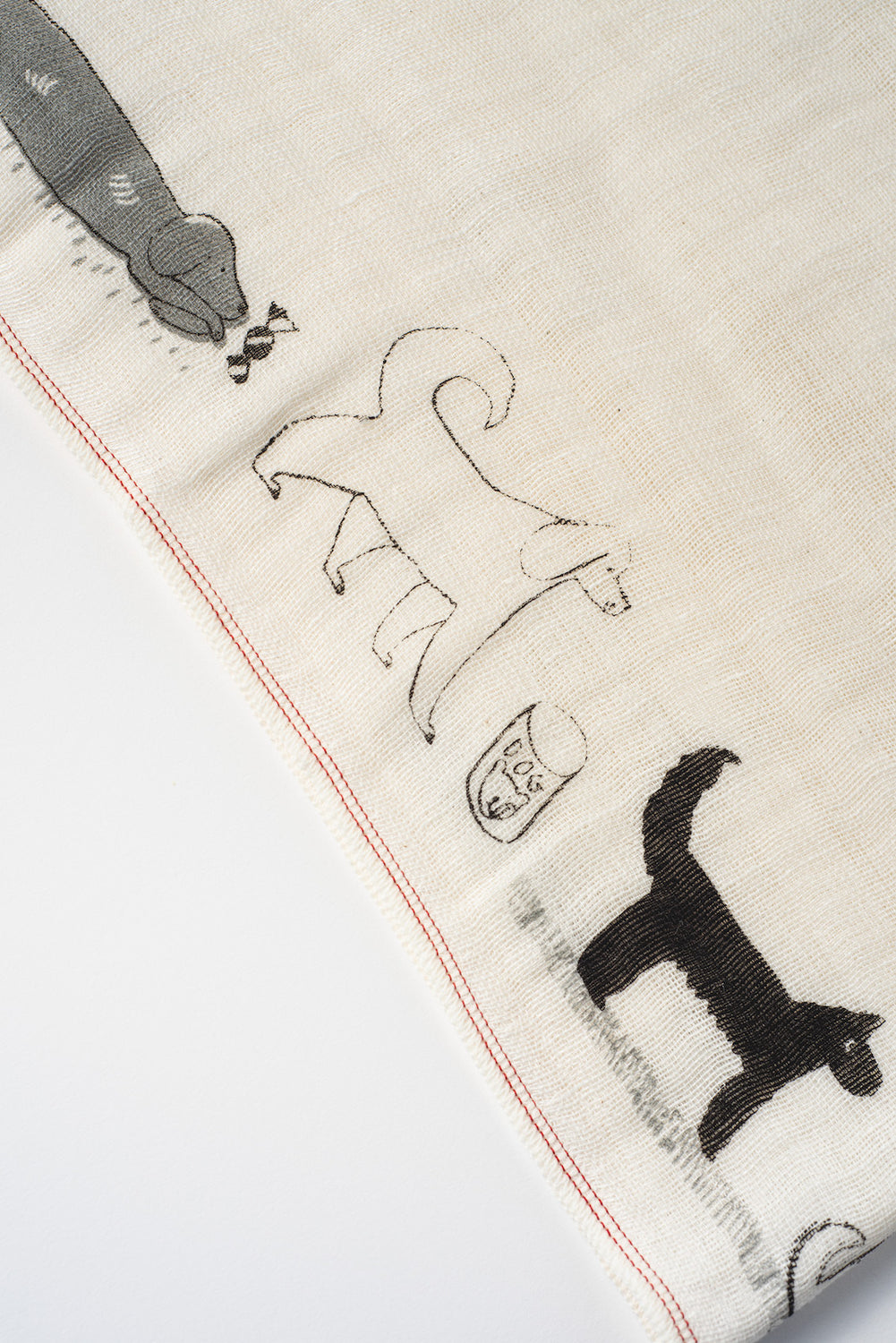 Toraneko Bonbon Linen Gauze Towel, Dog