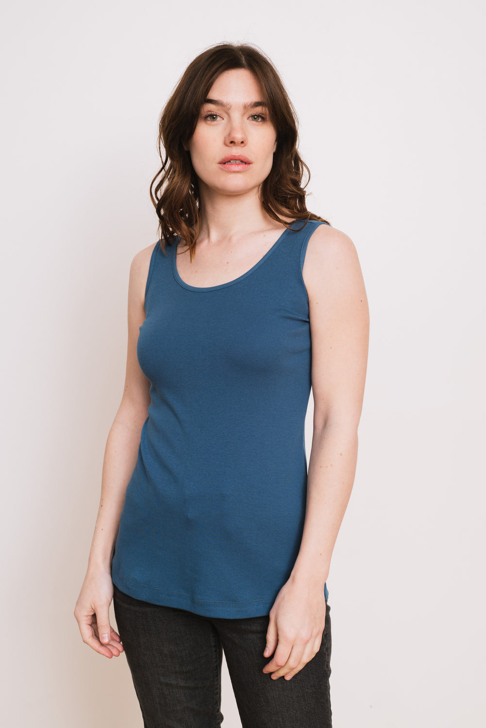 Cotton Tank, Blue