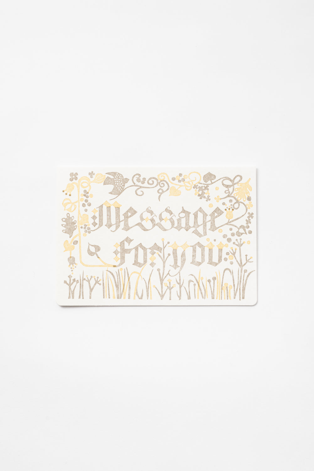 Message Greeting Card