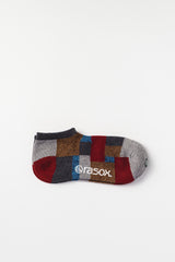 Low Socks Patchwork, Grey