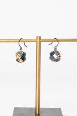 Dot Earrings Black