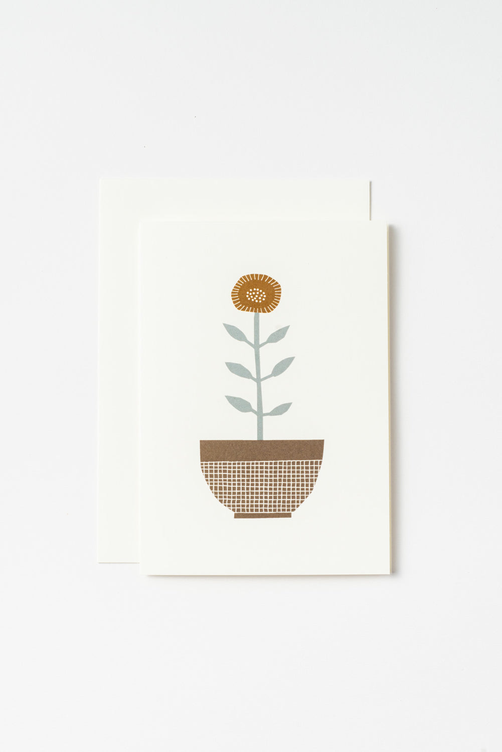 Greeting Card Vase with Flowers, A