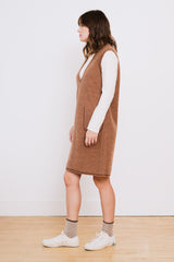 Spencer Jumper Reversible, Camel Melange