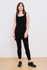 Wool Tank Dress, Black
