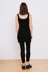 Wool Tank Dress, Black