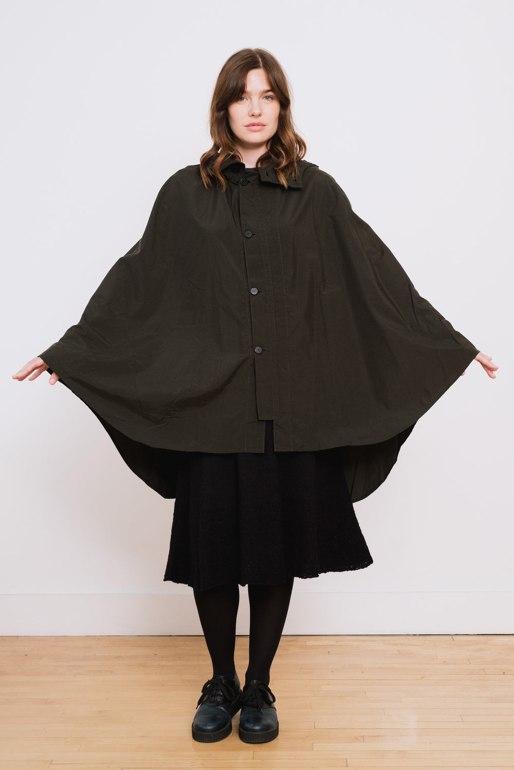 Rain Cape, Dark Green