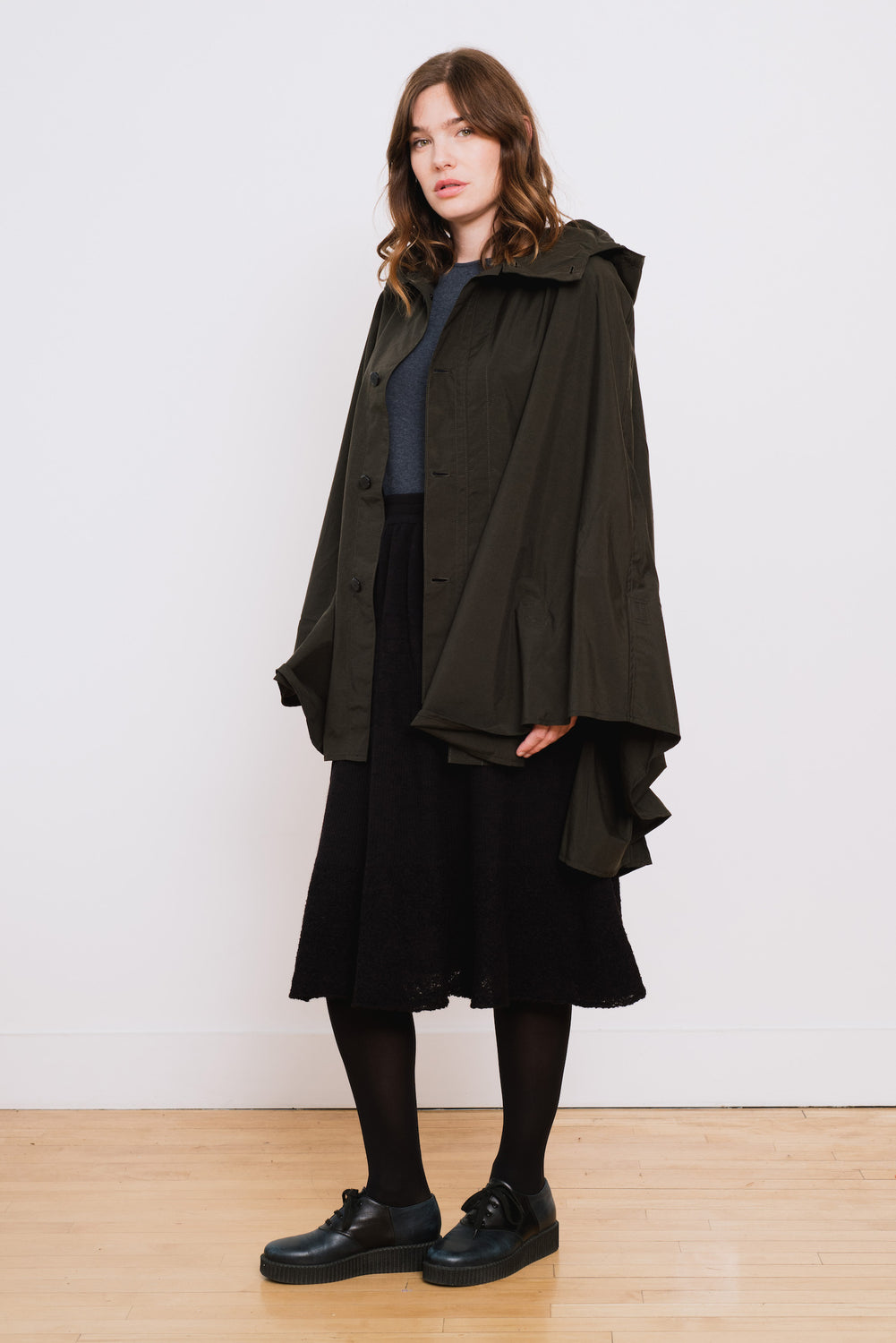 Rain Cape, Dark Green