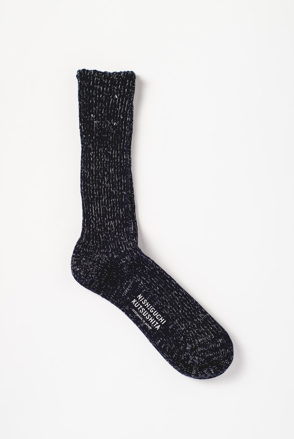 Hemp Cotton Ribbed Socks Midnight