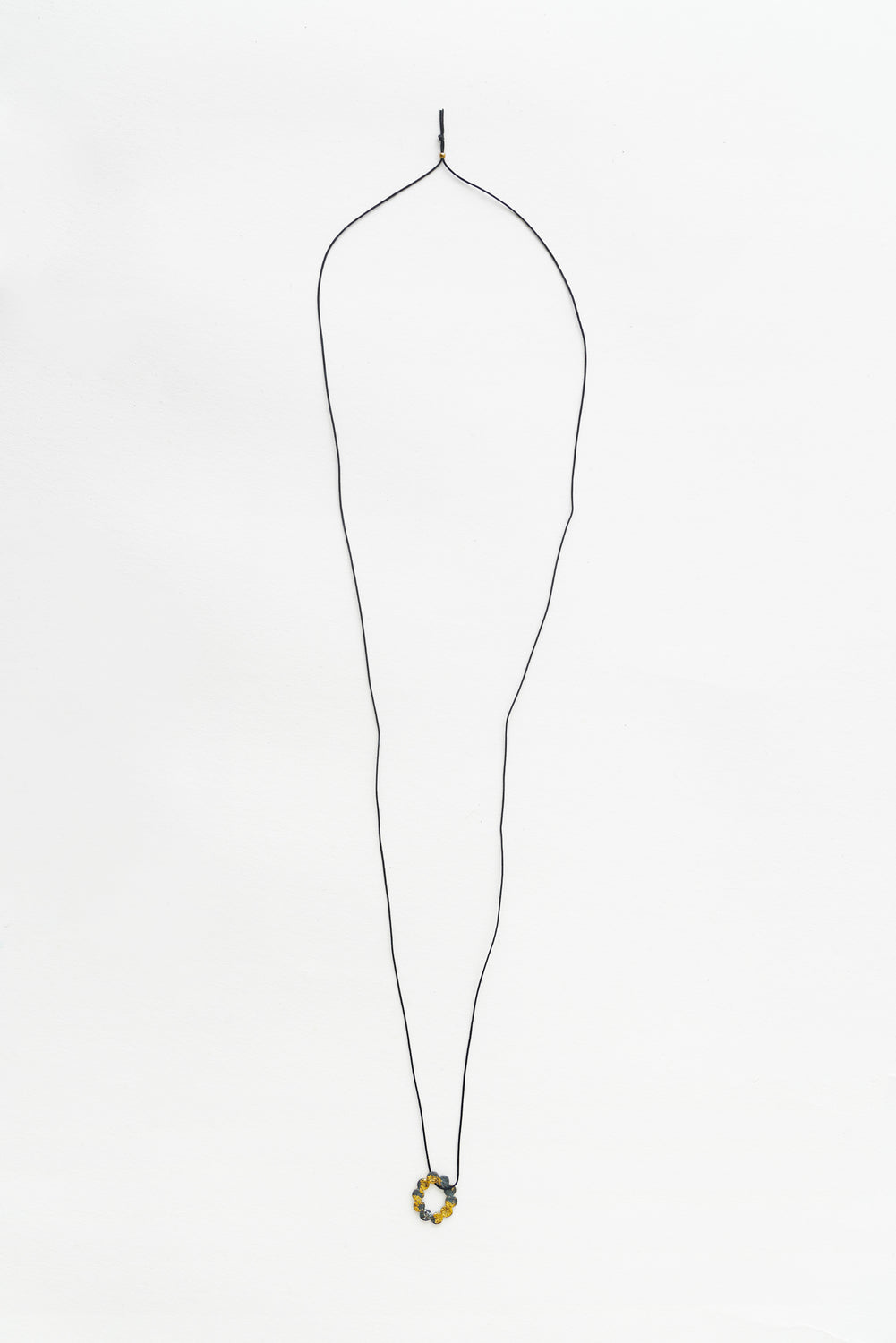 Tenten O Pendant Necklace Black