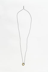 Tenten O Pendant Necklace Black