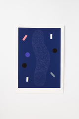 Hana to Hanna Print 16 Glicée Print Blue