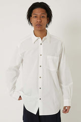 Organic Cotton White Long Sleeve Shirt
