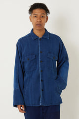 Kasezome Sashiko Fatigue Shirt Jacket