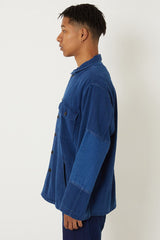 Kasezome Sashiko Fatigue Shirt Jacket