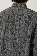Woven Indigo YAMA-KOMON Jacquard Long Sleeve Shirt