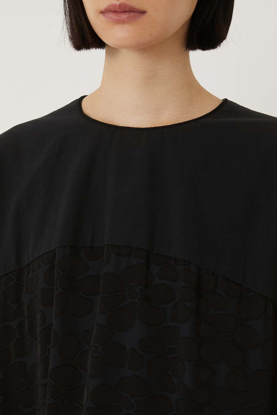 Openwork Pattern Pullover Dress