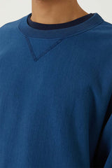 Unisex Organic Cotton Hand Dyed Indigo Sweatshirt