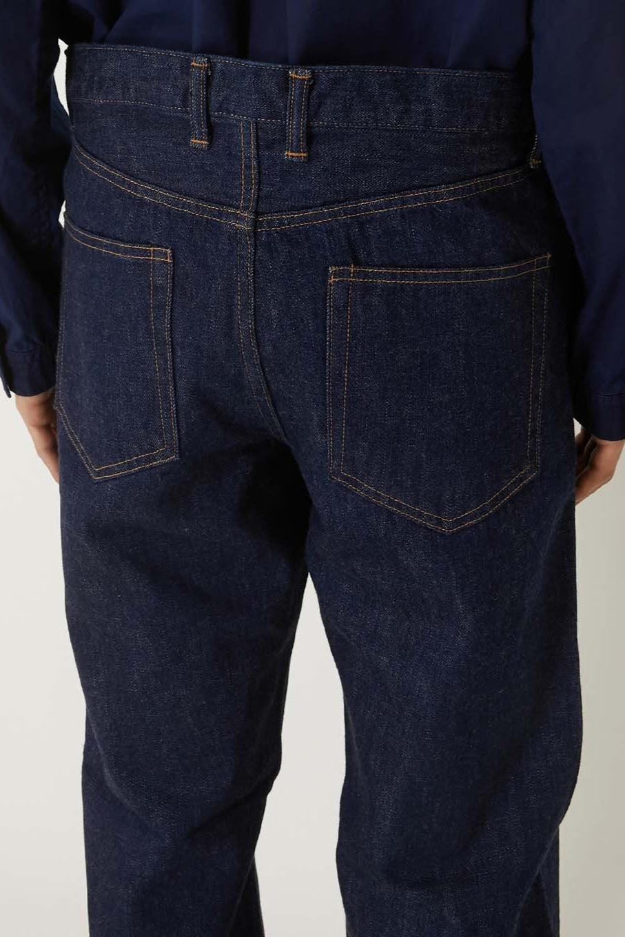 Unisex Woven Selvedge Denim Straight Leg. Jeans