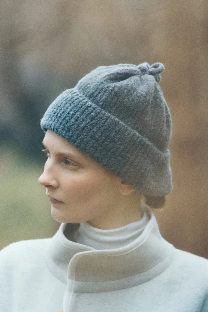 SUN Hat Gray x Blue