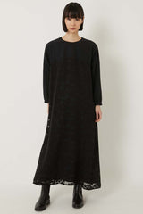 Openwork Pattern Pullover Dress