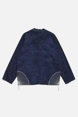 8 Oz INDIGO x INDIGO Denim KAKASHI Shirt (FUROSHIKI)