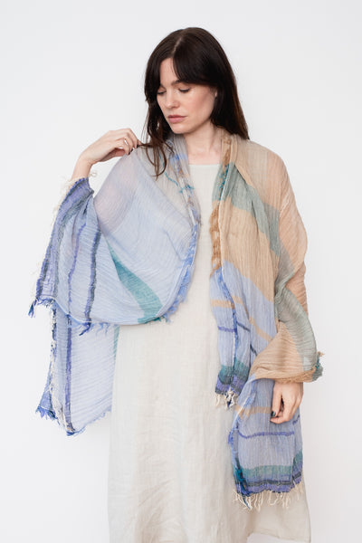 tamaki niime　 cotton roots shawl BIG Roots Shawl BIG Cotton 10 – Moth