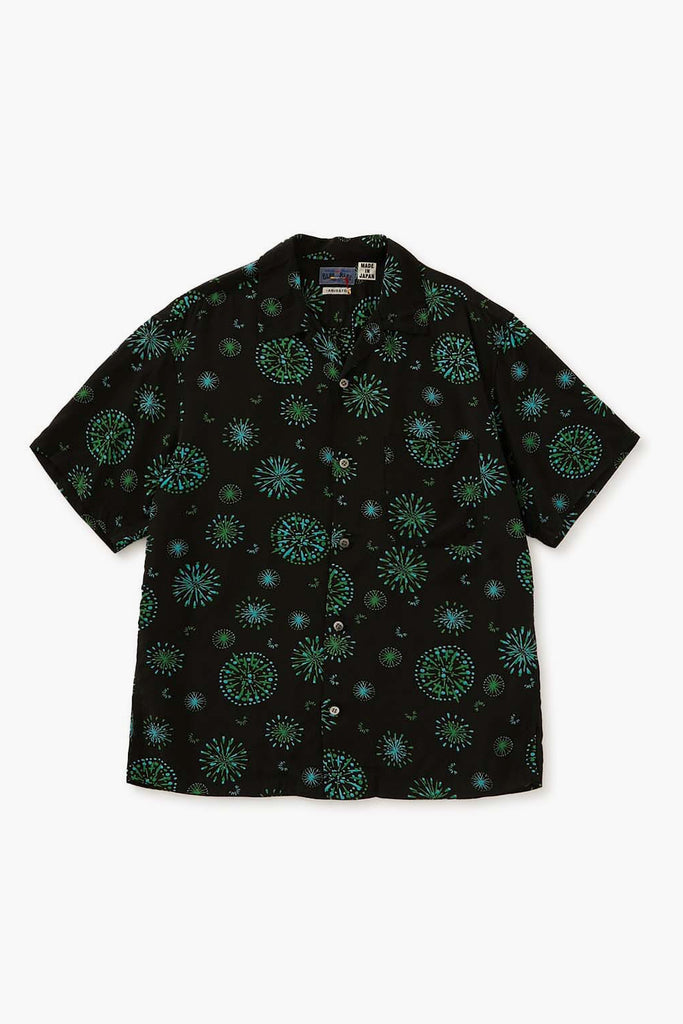 Woven Rayon Hanabi Short Sleeve Shirt