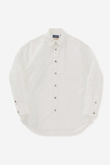 Organic Cotton White Long Sleeve Shirt