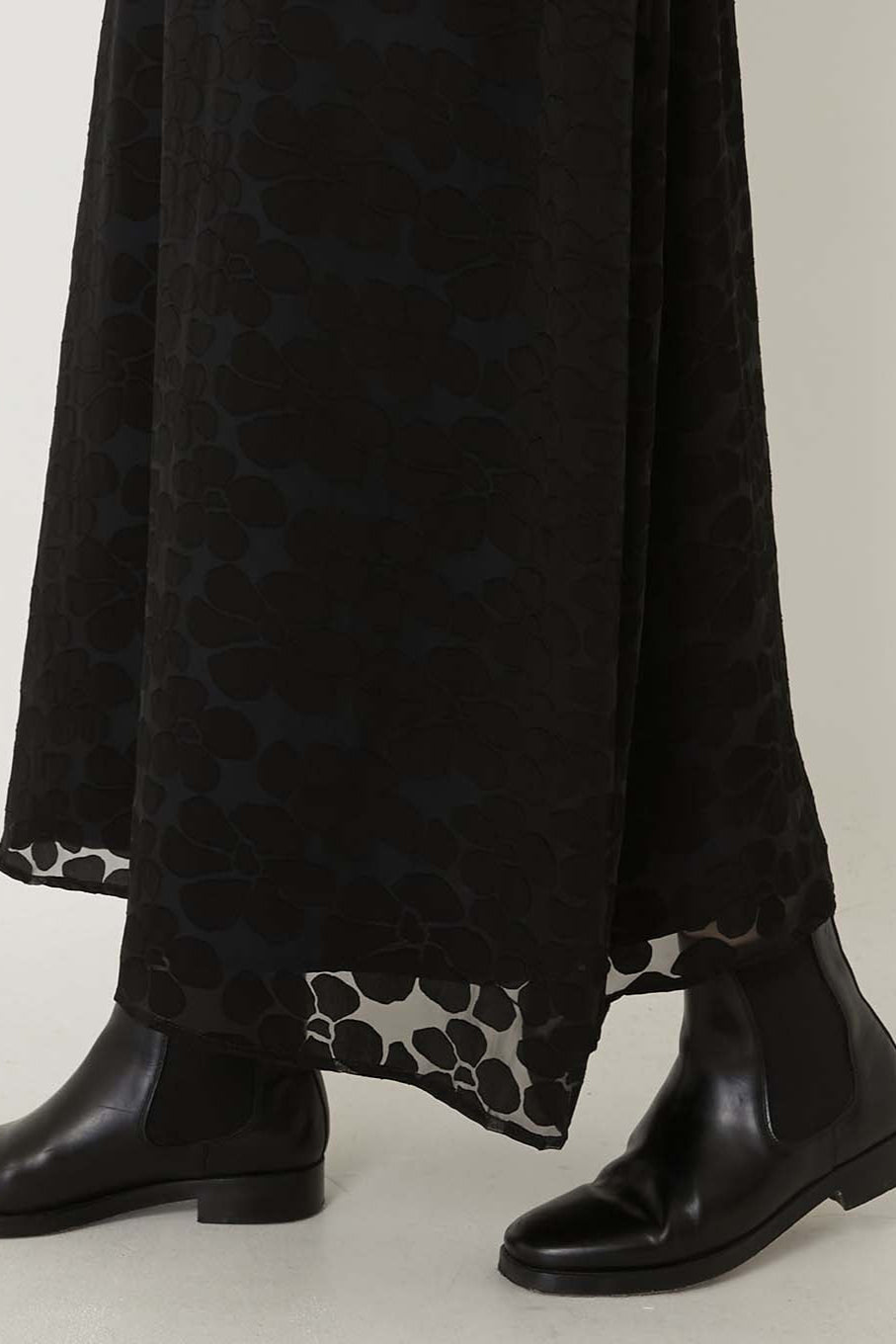 Openwork Pattern Pullover Dress